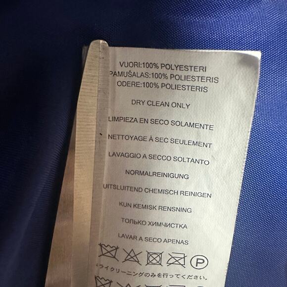 Michael Kors Womens Quilted Full-Zip Dark Azurite Blue Sleeveless Puffer Vest XS - Picture 7 of 8